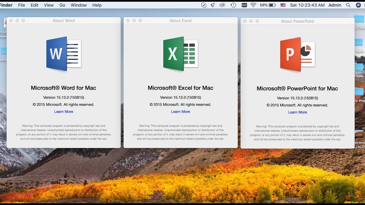 install microsoft word 2016 for free on mac os sierra
